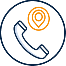 process step 1 call icon image home page